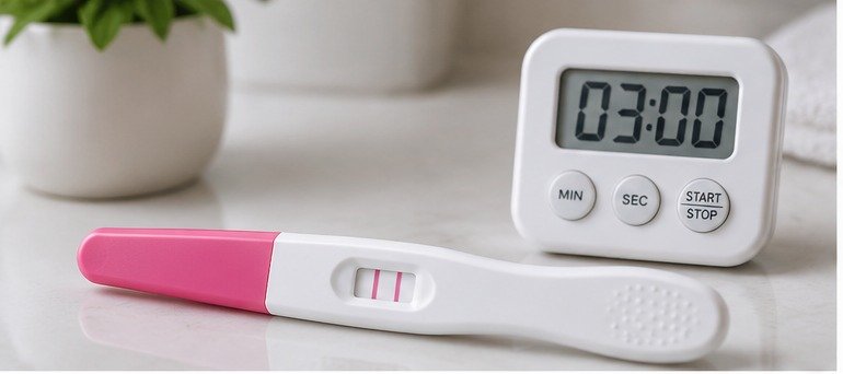 How to use a pregnancy test kit correctly.
